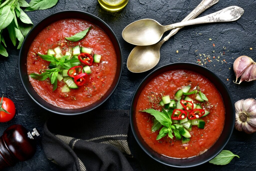 Sopa fria de tomate